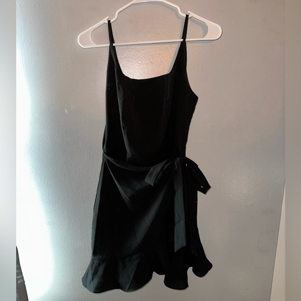 Black Wrap Dress